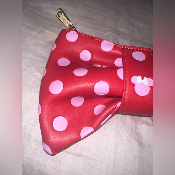 Loungefly Like New Minnie Bow Small Pouch - Picture 9 of 10